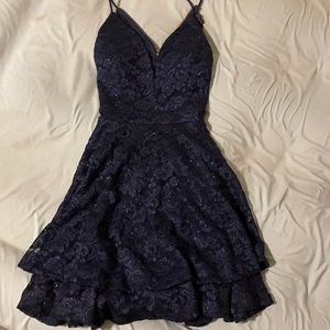 Sparkly homecoming or prom dress